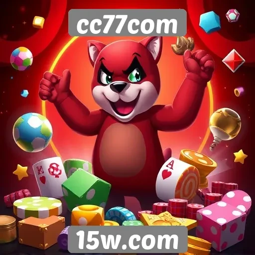 Oferta de jogos e categorias disponíveis no cc77com