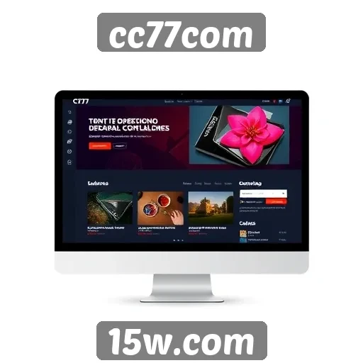 Novo design do site cc77com melhora experiência do usuário